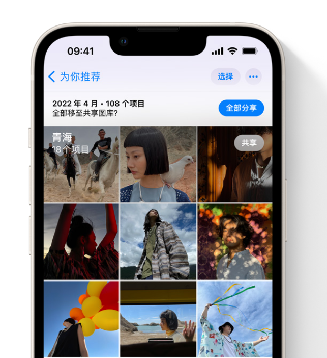 兴城苹果维修网点分享在 iPhone 上使用共享图库 