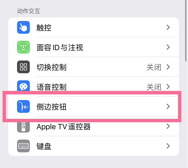 兴城苹果14维修店分享iPhone14 Plus侧键双击下载功能关闭方法 