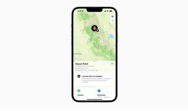 兴城苹果14维修分享iPhone14系列中 FindMy功能通过卫星分享位置方法教程 